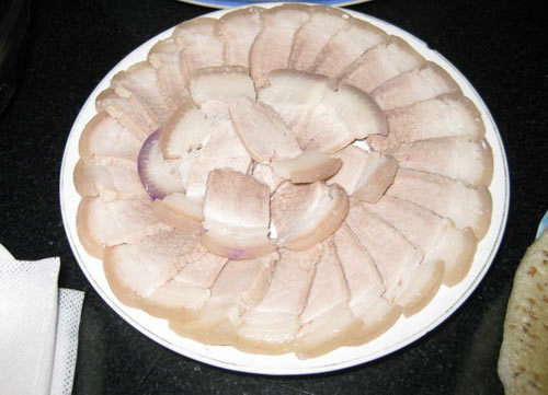 Instructions on how to make delicious pork roll rice paper